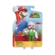 Super Mario Figure - Fire Luigi With Fire Ball - Jakks Pacific - Sealed