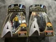 Star Trek LOT Galaxy Collection Original Spock, KIRK Action Figures 2009 NICE
