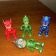 Disney PJ Masks Catboy , Owelette ,Gecko 3" Action Figure Hero Toys LOT OF 4