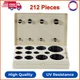 O-Ring Hydraulic SAE 212 Pieces Oring Seal Kit Buna-N 90A for Boss Tube Fitting