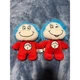 Dr Seuss Thing 1 and Thing 2 Plush Set Cat in the Hat Reversible Stuffed Animal