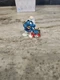 Vintage 1980 TELEPHONE SMURF #20062 Schleich Peyo Made in Hong Kong 
