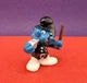 Vintage Peyo / Schleich 1981 ☆ SMURFS ☆ Policeman Smurf - PVC Figure #20123