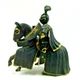 Schleich Ritter Black Tournament Mounted Knight Rider Horse Figure 70032 2003