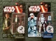 STAR WARS FORCE AWAKENS HAN SOLO & STORMTROOPER 3 &frac34;" ACTION FIGURES MOC new 2015