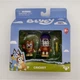 Moose Toys Bluey & Rusty Cricket Playset Figures with Bat & Ball, Ages 3+