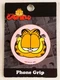 New Garfield Phone Grip - Nickelodeon Comic Art Pop Style - Pull to Grip - Pink