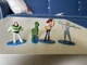 BUNDLE TOY STORY 4 Mini Figurines Disney Buzz,Woody,Rex,Bo-Peep CAKE TOPPER