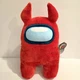 Official Among Us 12" Plush Red Crewmate with Devil Horns - Toikido YuMe NWT