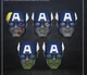 Captain America 6 Head Pack 1/12 Marvel Legends Mezco Unpainted Custom Figure
