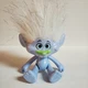 Troll Doll Blue Silver Sparkle Hasbro Character Figure Arms Legs Move Toy Figure