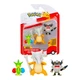 Jazwares Pokemon Battle Figures 3-Pack Action Set Roselia, Marowak, & Perrserker