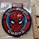Funko Marvel Collector Corps Iron Storm Patch 3"x 2 1/2" red embroidered