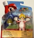 NIB Jakks Pacific Nintendo Super Mario Cat Peach 4" Figure with Super Bell Toy 