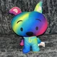 Toy Factory 7&rdquo; Scooby Doo Chibi Rainbow Tie Dye Colorful Stuffed Plush