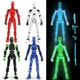 Luminous T13 Action Figure Set. 6PCS Robot Action Figure Titan 13 3D Printed Toy