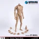ZYTOYS ZY-B001 1/6 Male Suntan Narrow Shoulder Doll Body For 12" Action Figure