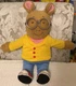Marc Brown TALKING ARTHUR Plush Toy - Playskool, 18" Doll, VINTAGE 1996