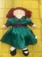 2001 Eden Madeline 14" Green Satin Dress Ragdoll with appendix scar