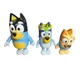 Bluey Bandit Bingo Figure Set Moose Toys Flower Crown Bluey 3 Piece Lot