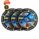 LOZLIN Diamond Blades 3-Pack 4.5" Multi-Purpose Saw Black And Blue 