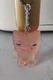 New Fuggler Bag Clip Keychain Series 2 Clear / Beige Munch Munch Common
