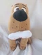 "I Looove you" SCOOBY DOO Plush Stuffed Toy Bone Animal  10.5" EXCELLENT COND