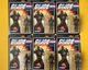 GI Joe Super7 ReAction Figures Ninja Ku Lot Of 6 Cobra Assassin Army Black