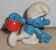 1979 Peyo Schleich Bowler Smurf #20051 PVC figure SMURFS Vintage