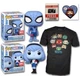 Funko Pop Marvel Collector Corps Subscription Box Exclusive Spider-Man Blue 3XL