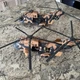 2x Vintage 1986 Hasbro GI Joe Tomahawk Helicopters With 3 Action Figures