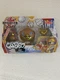 Bakugan 2021 Gold King Cubbo Deka Pack Collectible Figures W/ Trading Cards New