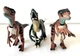 Jurassic Park Hasbro 1997 5" Velociraptors Lot of Three JP13, JP06 UCS AMBLIN