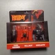 Super7 Collectors HELLBOY ReAction Figures Karl Kroenen, Hellboy and Kriegaffe