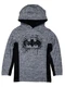 Batman DC Comics Boys Gray/Black Bat Symbol Poly Hoodie Shirt Medium