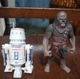 Kenner Star Wars Power of the Force R5 D4 1996 and Chewbacca 1995!