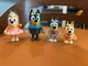Bluey Family 4 action Figure Set Chili Bandit Bingo moveable 