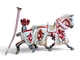 Schleich RitterWorld of Knights Tournament Knight Dragon Horse 70046 2005