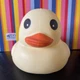 SUNNY DAYS VIRAL LAFFY QUACKS JUMBO SQUISHY Pastel Yellow, 5" DUCK STRETCH NWT