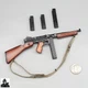 1:6 Facepool WWII USMC Snafu Thompson SMG (Wood & Metal) for 12" Figures