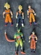 Lot Of 5 2003 Jakks Dragon Ball Z Figures Semi Perfect Cell Goku SS Vegito Gohan