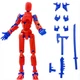 MULTI Titan 13 T13 Action Figure 3D Printed Movable Nova Lucky 13 Robot Model