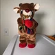 Dan Dee Animated Musical Rudolph Plush Saxophone Lights Up Moves Sings