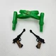 FEMALE HYDRA MARVEL LEGENDS GREEN HOLSTER & PISTOLS CUSTOM KITBASH FIGURE PARTS