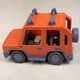 BLUEY Heeler Jeep 4WD FAMILY VEHICLE CAR By Moose Toys Car Orange Pre Owned