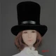 1/6 Scale Vintage Modern Male Female Top Hat Model 12" Action Figure Display