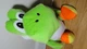 Nintendo Super Mario 20" Yoshi Dinosaur Plush Pillow Toy Soft Green New with Tag
