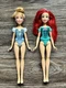 Disney Princess Ariel & Cinderella Dolls Bundle By Hasbro