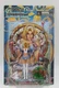 Alice in Wonderland Grimm Fairy Tales CS Moore Studio Blue & White Dress