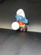 SMURFS CARTOON vintage PVC 2"Figure SMURF Soccer Player 20035 PEYO SCHLEICH 1979